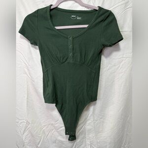 Aerie Dark Green Bodysuit. New without tags.